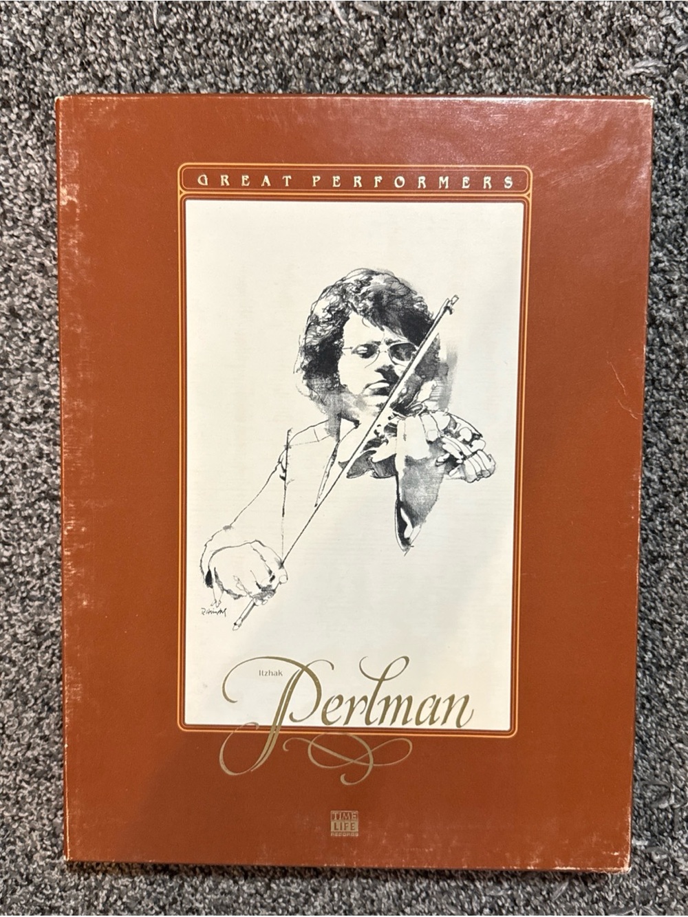 Time Life Music Great Performers Itzhak Perlman 3 Audio Cassettes and Book